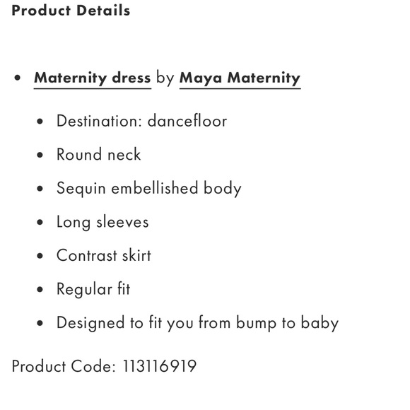 ASOS Maya Maternity Dress Navy - Picture 5 of 5